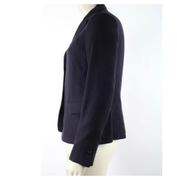 ViNCE blazer in navy blue flannel. Size 4 - Picture 2 of 8